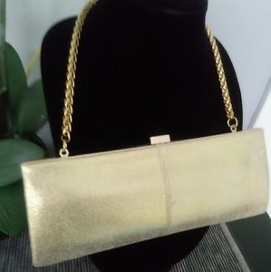Gold Clutch or Handbag
